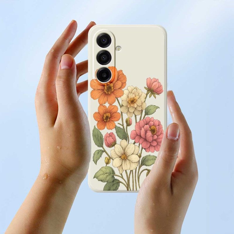 Skal Samsung Galaxy A17 4g / 5g Telefonfodral Blommönster