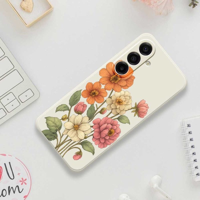 Skal Samsung Galaxy A17 4g / 5g Telefonfodral Blommönster