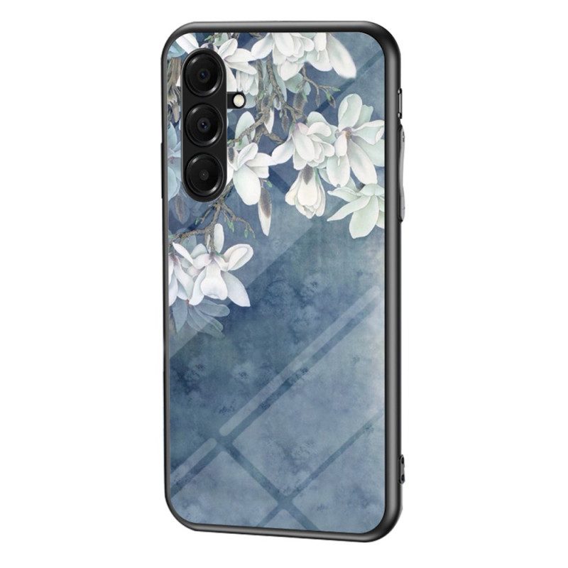 Skal Samsung Galaxy A17 4g / 5g Telefonfodral Blommor I Härdat Glas