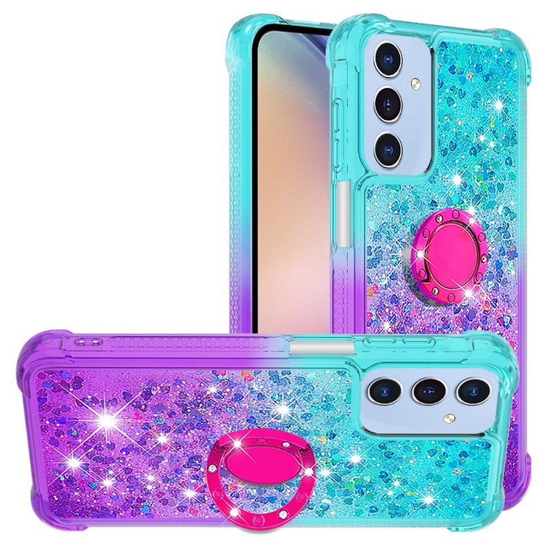 Skal Samsung Galaxy A17 4g / 5g Telefonfodral Glittergradientringstöd