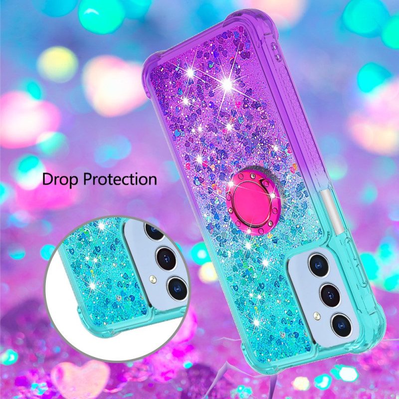 Skal Samsung Galaxy A17 4g / 5g Telefonfodral Glittergradientringstöd