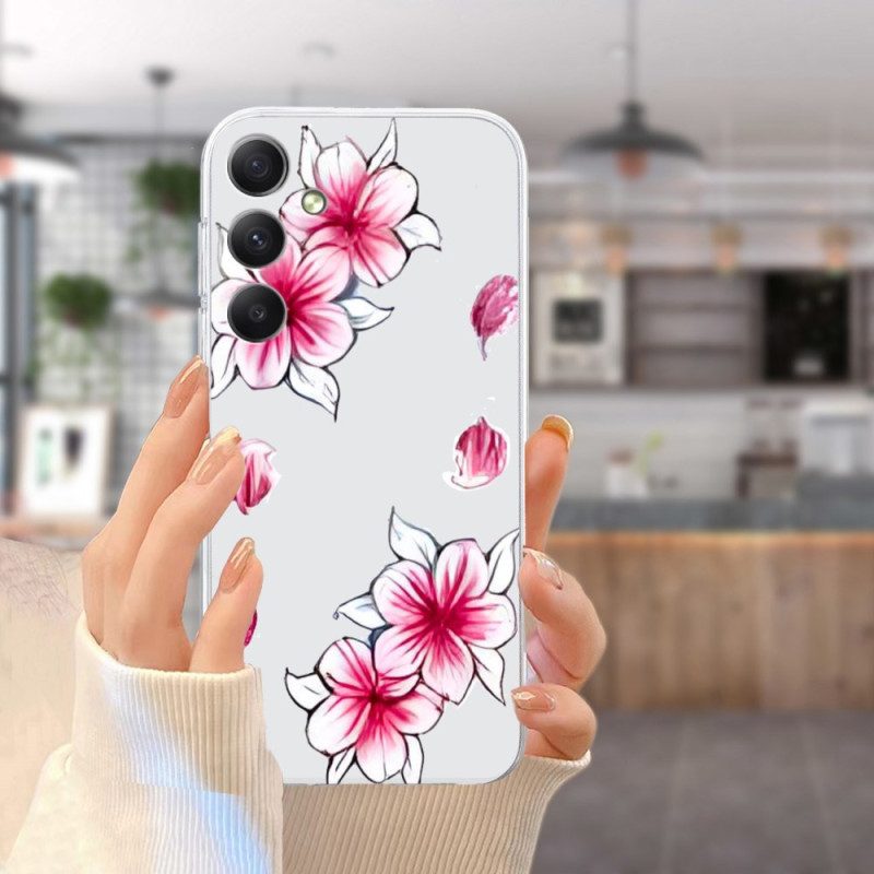 Skal Samsung Galaxy A17 4g / 5g Telefonfodral Sakuramönster