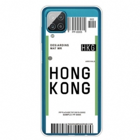 Skal Samsung Galaxy M12 / A12 Boardingkort Till Hong Kong