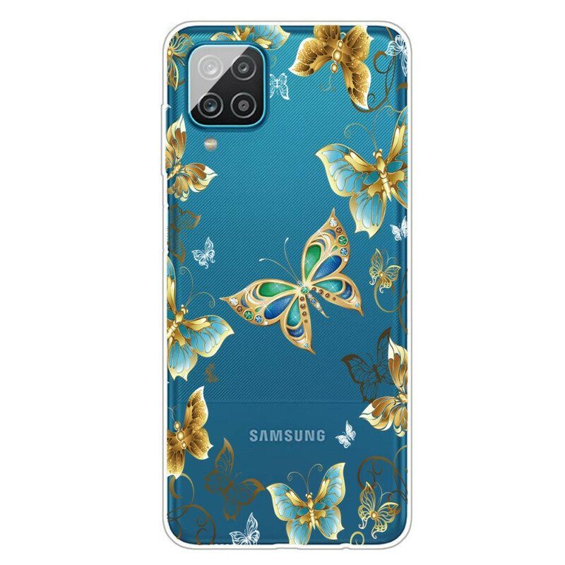 Skal Samsung Galaxy M12 / A12 Designa Fjärilar