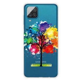 Skal Samsung Galaxy M12 / A12 Sömlös Akvarellträd