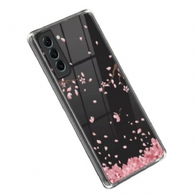 Skal Samsung Galaxy S23 5G Sömlösa Rosa Blommor