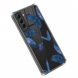 Skal Samsung Galaxy S23 Plus 5G Blå Fjärilar