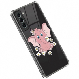 Skal Samsung Galaxy S23 Plus 5G Sömlös Rosa Elefant