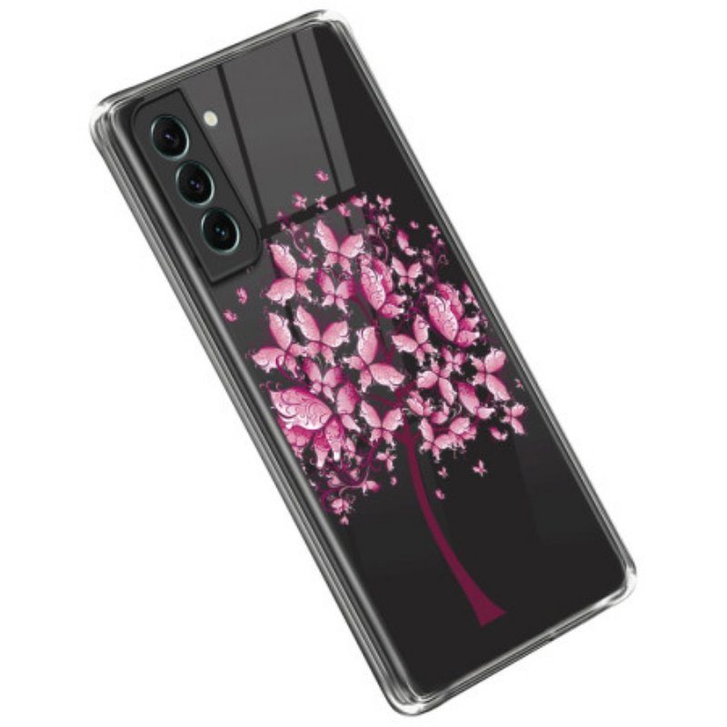 Skal Samsung Galaxy S23 Plus 5G Sömlös Rosa Träd
