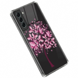 Skal Samsung Galaxy S23 Plus 5G Sömlös Rosa Träd