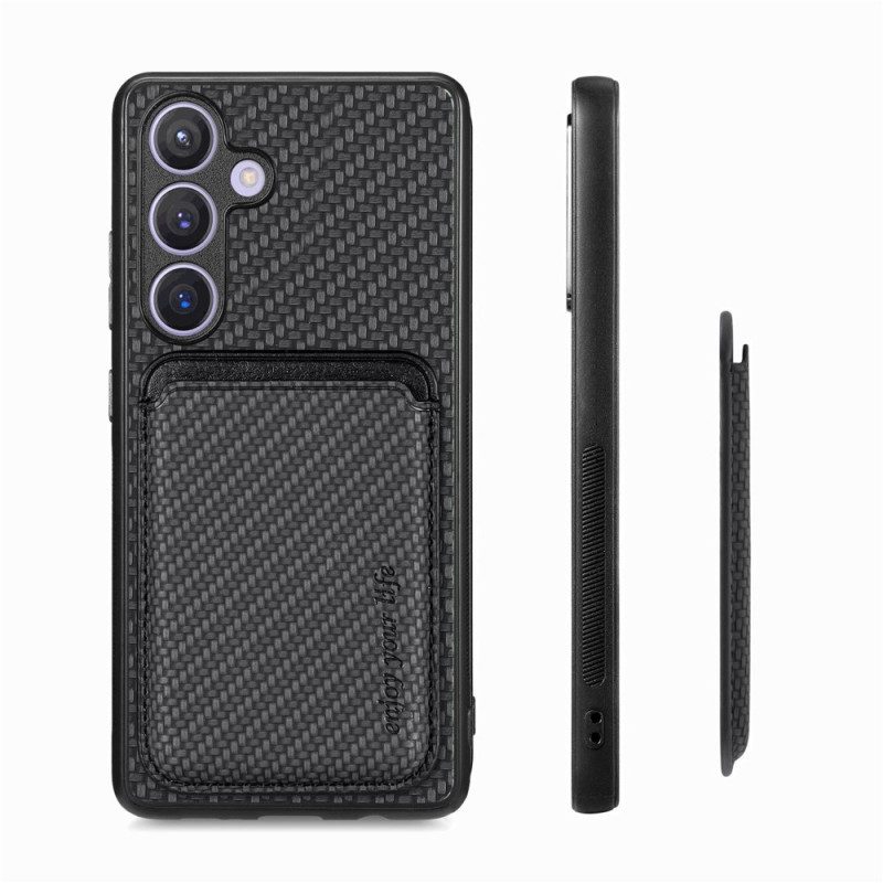 Skal Samsung Galaxy S25 5g Avtagbar Magnetisk Korthållare