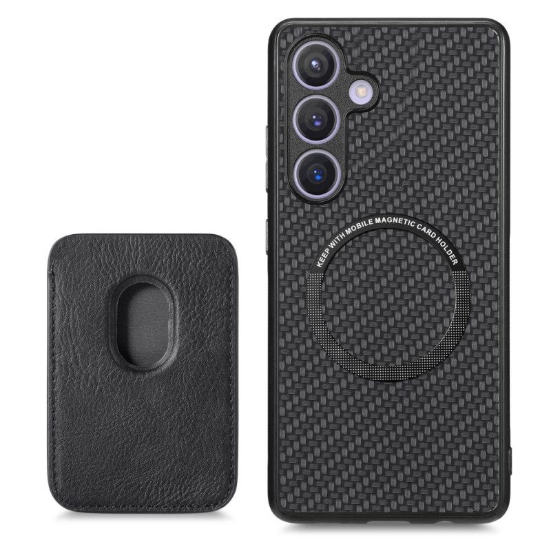 Skal Samsung Galaxy S25 5g Avtagbar Magnetisk Korthållare