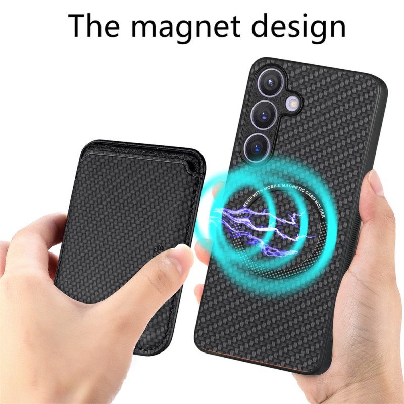 Skal Samsung Galaxy S25 5g Avtagbar Magnetisk Korthållare