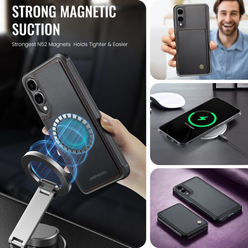 Skal Samsung Galaxy S25 5g Edge Avtagbar Magnetisk Korthållare Jeehood