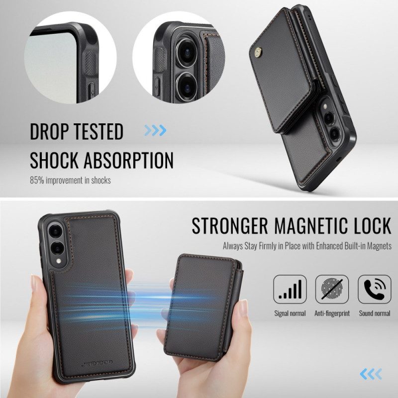 Skal Samsung Galaxy S25 5g Edge Avtagbar Magnetisk Korthållare Jeehood