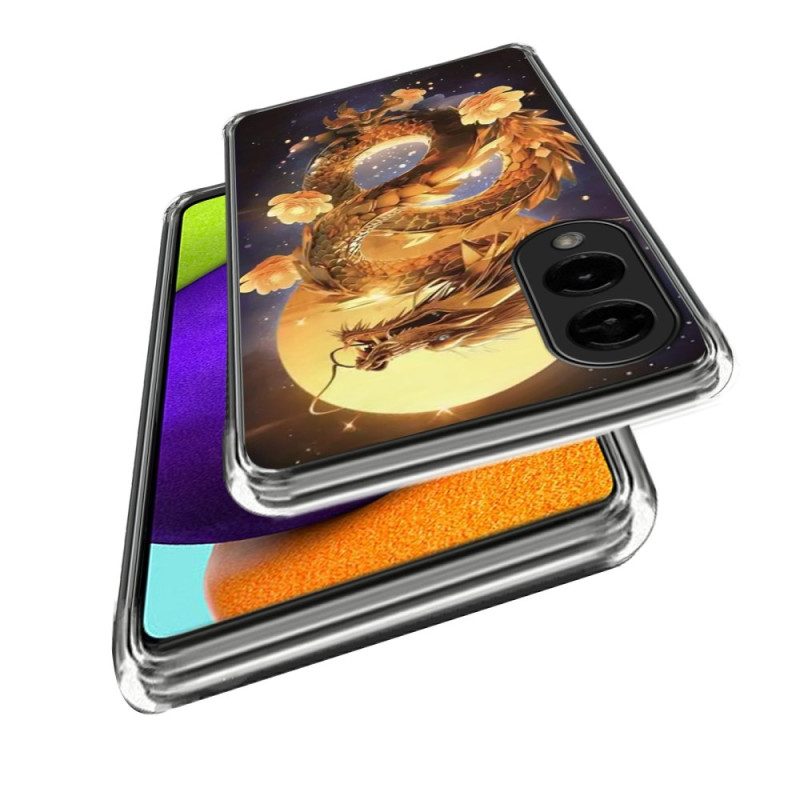 Skal Samsung Galaxy S25 5g Edge Gyllene Drake