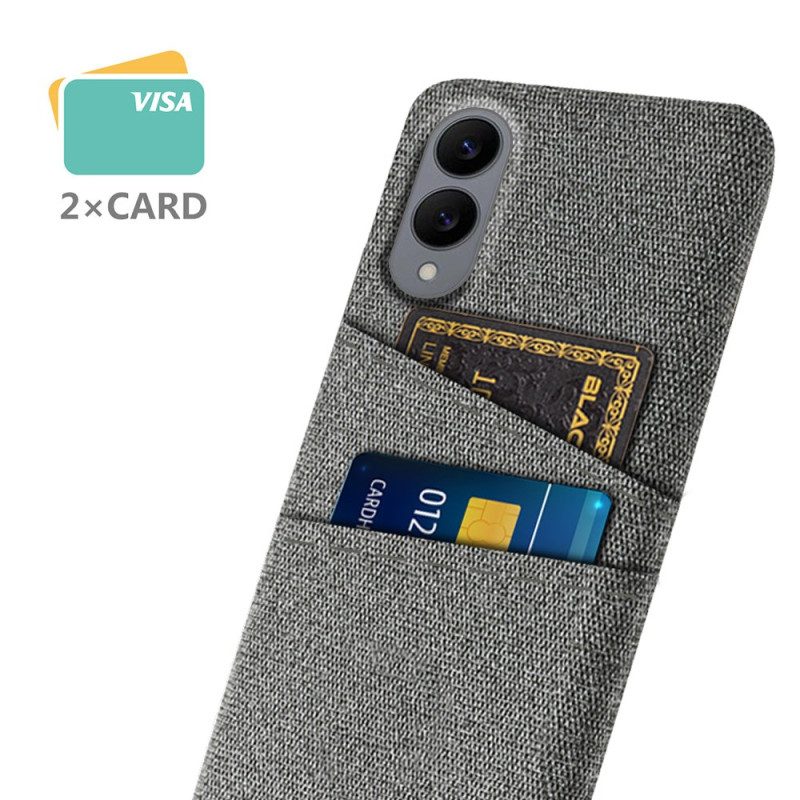Skal Samsung Galaxy S25 5g Edge Korthållare I Tyg