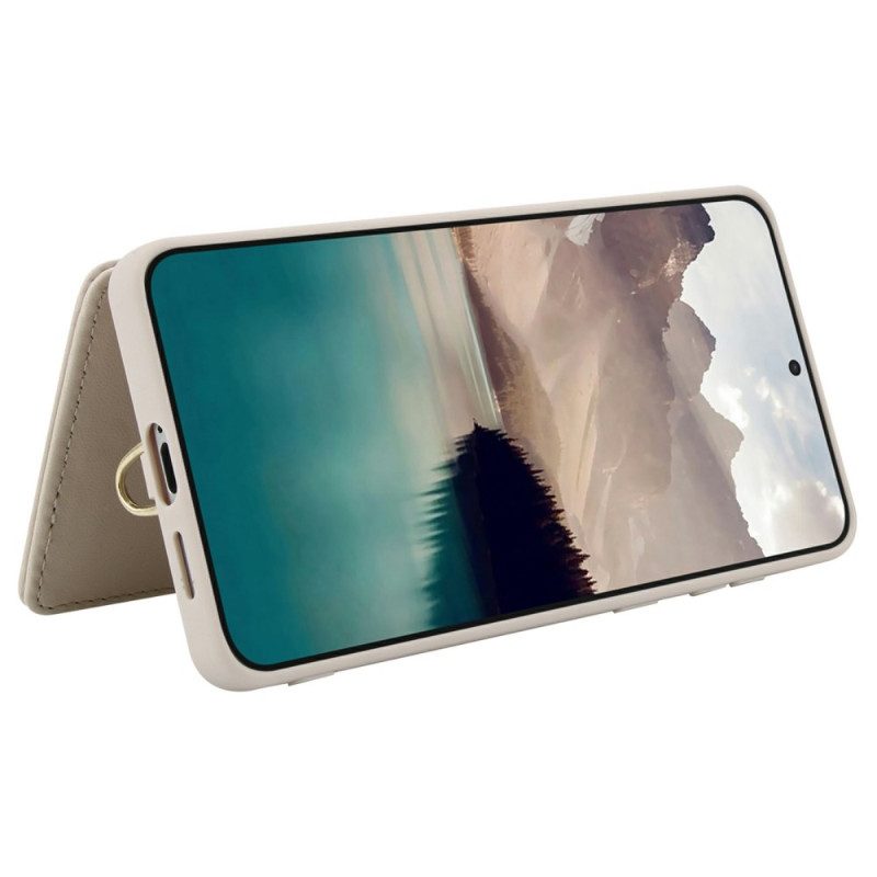 Skal Samsung Galaxy S25 5g Edge Korthållare Med Blommigt Snodd