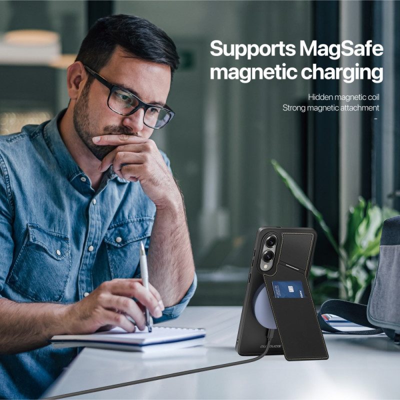 Skal Samsung Galaxy S25 5g Edge Magnetisk Med Korthållare