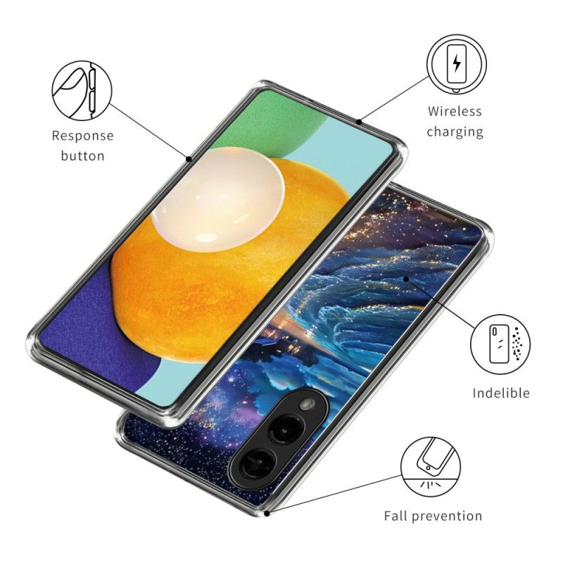 Skal Samsung Galaxy S25 5g Edge Stjärnklar Strand