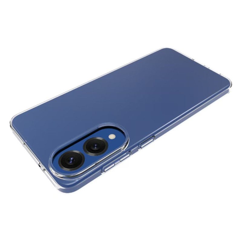 Skal Samsung Galaxy S25 5g Edge Telefonfodral Anti-fingeravtrycksskyddande Genomskinlig