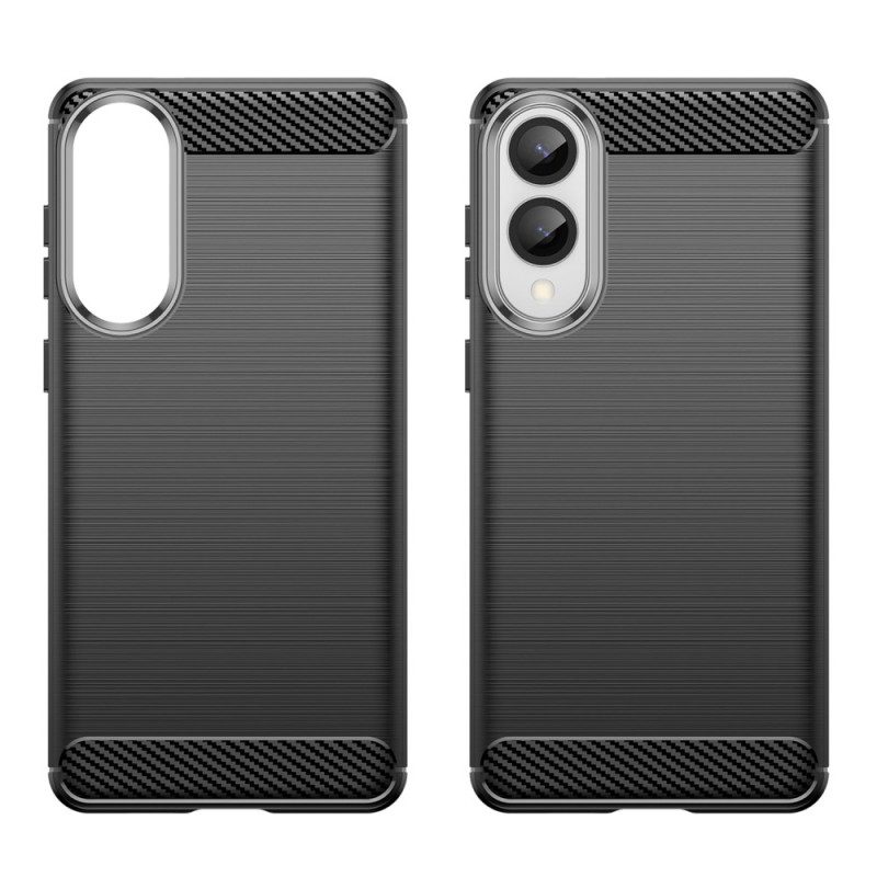 Skal Samsung Galaxy S25 5g Edge Telefonfodral Borstad Kolfiber