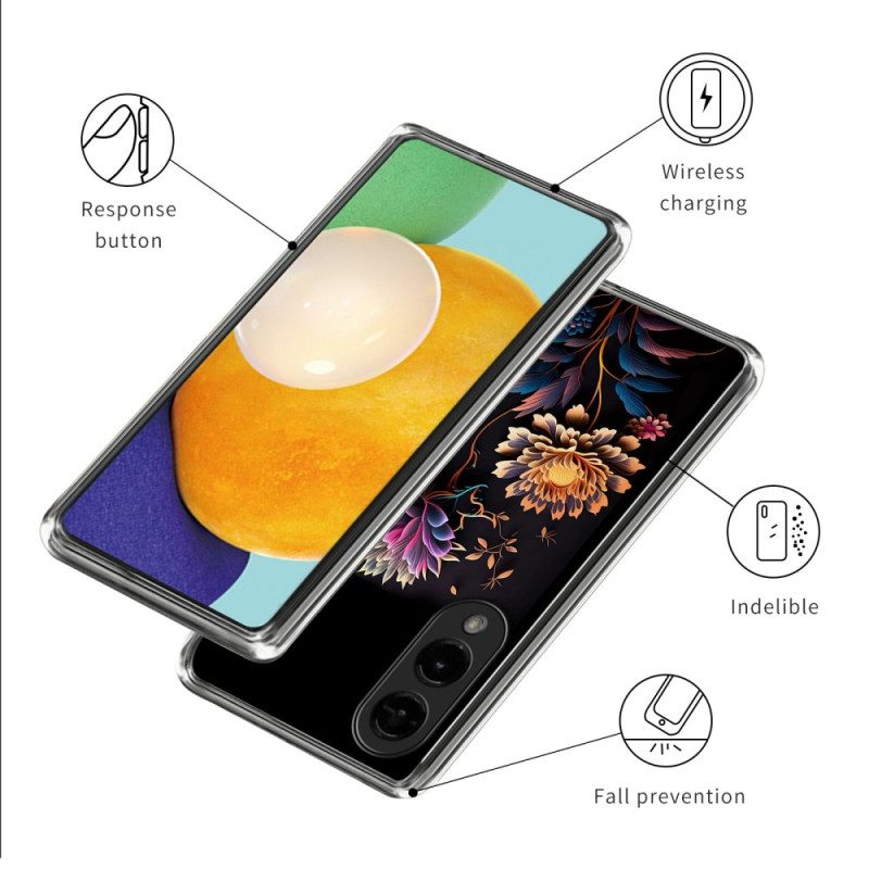 Skal Samsung Galaxy S25 5g Edge Telefonfodral Färgglada Blommor