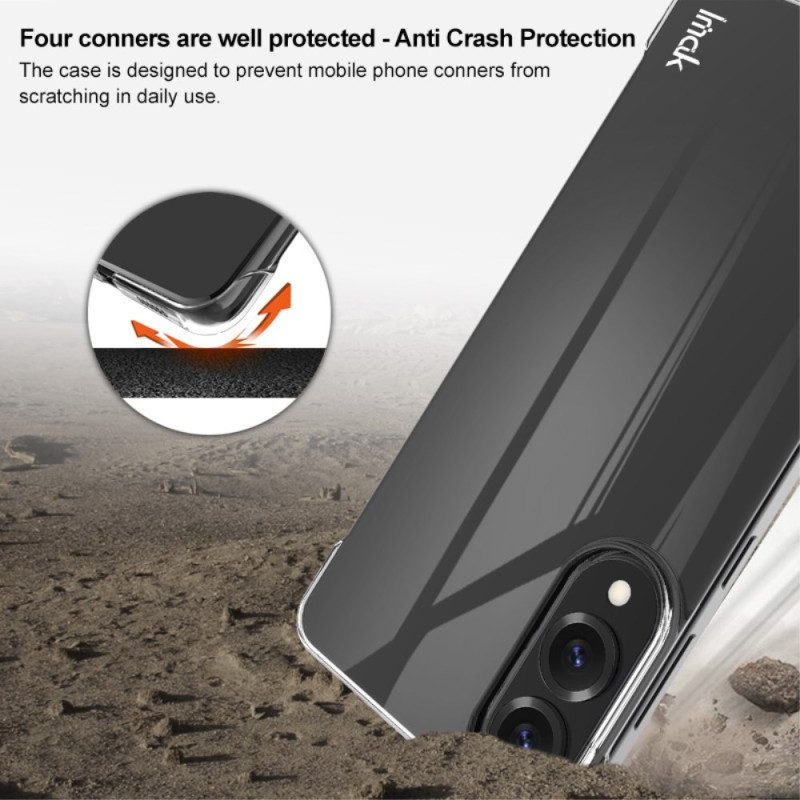 Skal Samsung Galaxy S25 5g Edge Telefonfodral Förstärkt Genomskinlig Imak