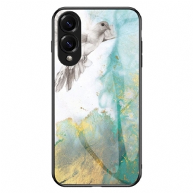 Skal Samsung Galaxy S25 5g Edge Telefonfodral Härdat Marmorglas