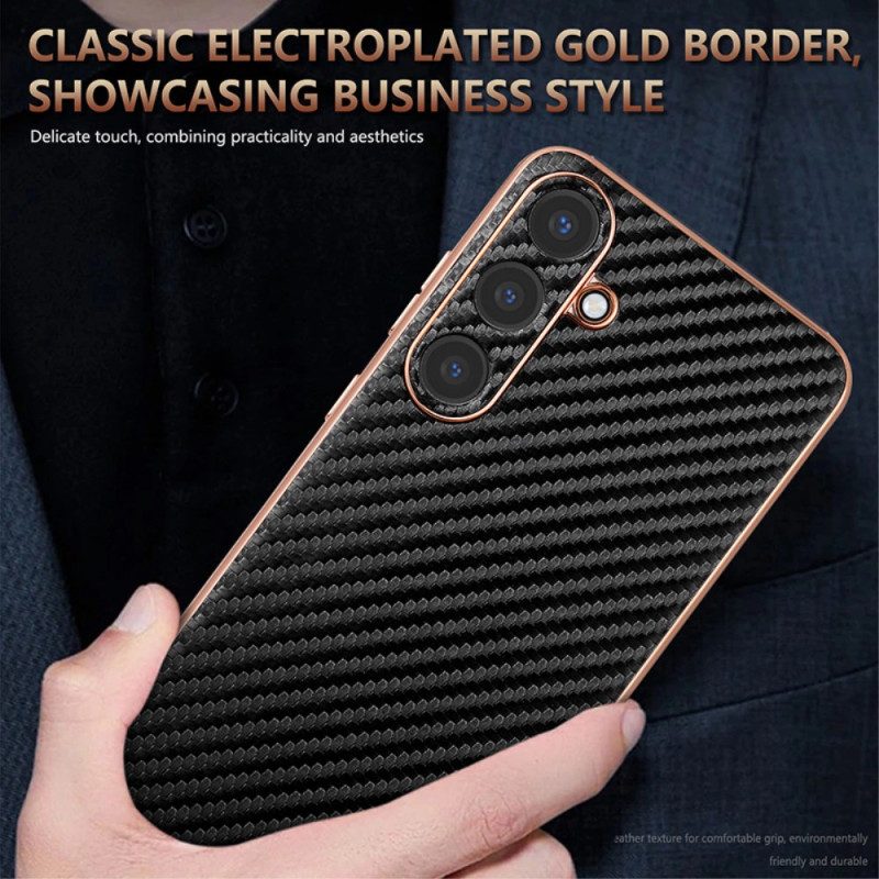 Skal Samsung Galaxy S25 5g Kolfiberstruktur