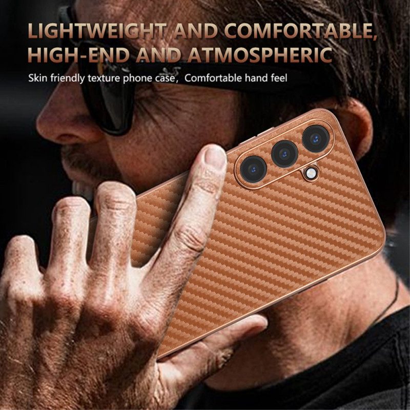 Skal Samsung Galaxy S25 5g Kolfiberstruktur