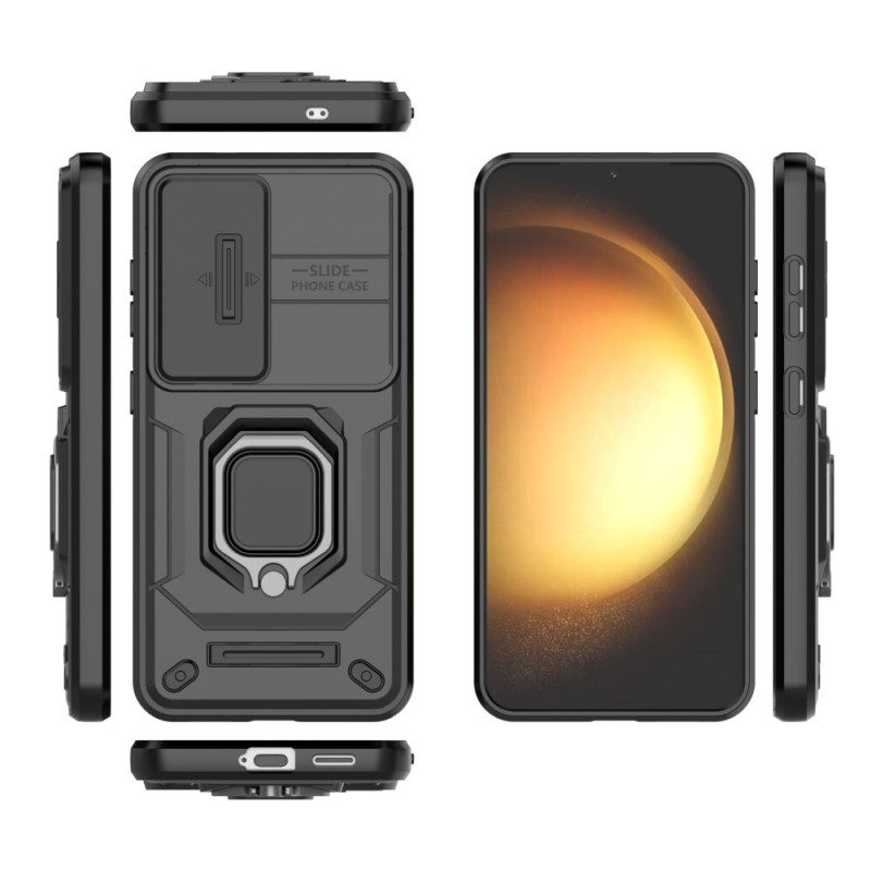 Skal Samsung Galaxy S25 5g Slitstarkt Ringfodral Med Kameraskydd
