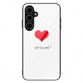 Skal Samsung Galaxy S25 5g Telefonfodral Älskat Härdat Glas