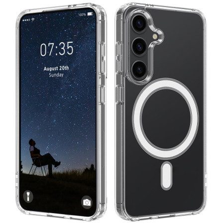 Skal Samsung Galaxy S25 5g Telefonfodral Genomskinlig Magsafe-kompatibel