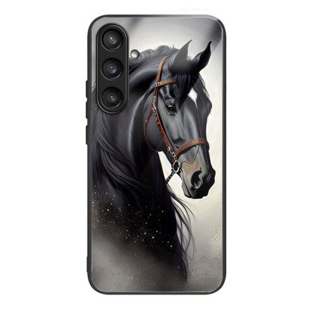 Skal Samsung Galaxy S25 5g Telefonfodral Grå Häst I Härdat Glas