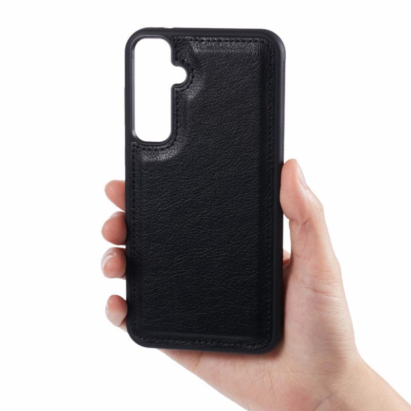 Skal Samsung Galaxy S25 5g Telefonfodral Kalvskinnsstruktur