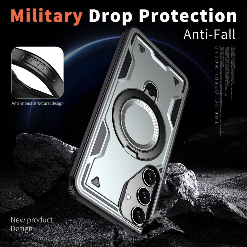 Skal Samsung Galaxy S25 5g Telefonfodral Magsafe-kompatibelt Militärt Skydd Och Stativ