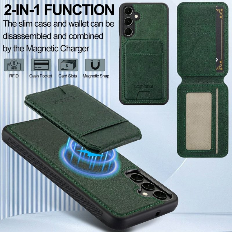 Skal Samsung Galaxy S25 Fe Avtagbar Magnetisk Korthållare