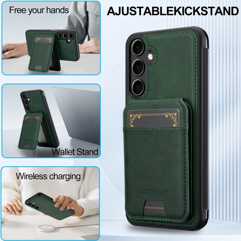 Skal Samsung Galaxy S25 Fe Avtagbar Magnetisk Korthållare
