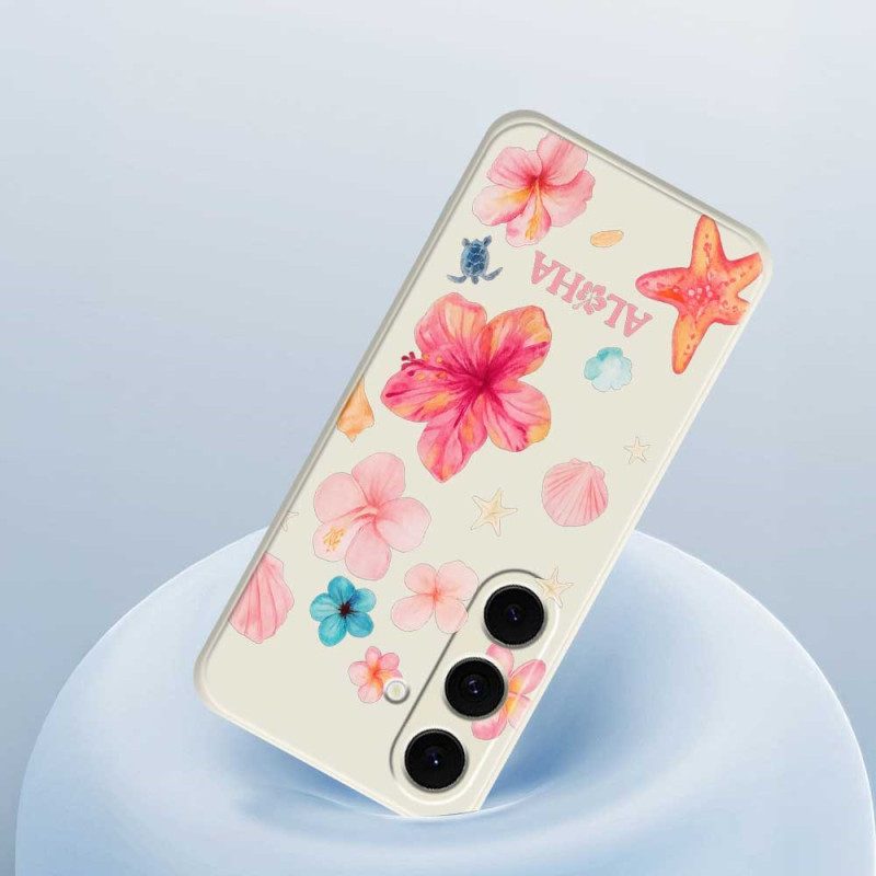 Skal Samsung Galaxy S25 Fe Blommig Silikon