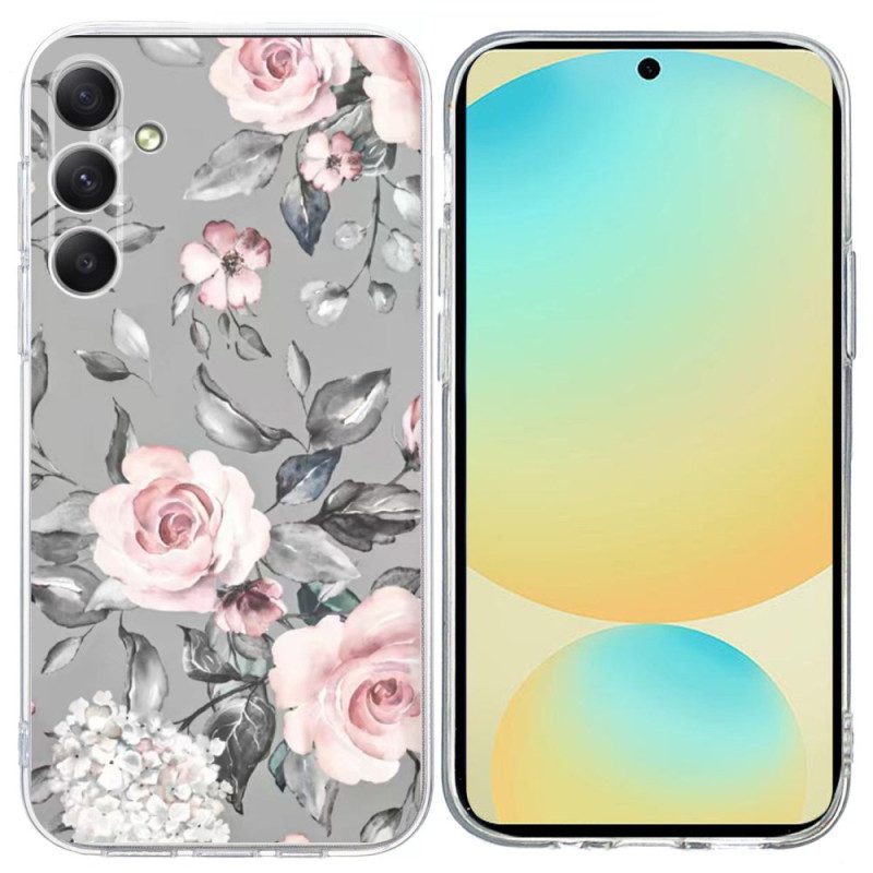 Skal Samsung Galaxy S25 Fe Blommönster