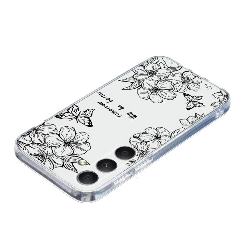 Skal Samsung Galaxy S25 Fe Fjärilar Och Blommor