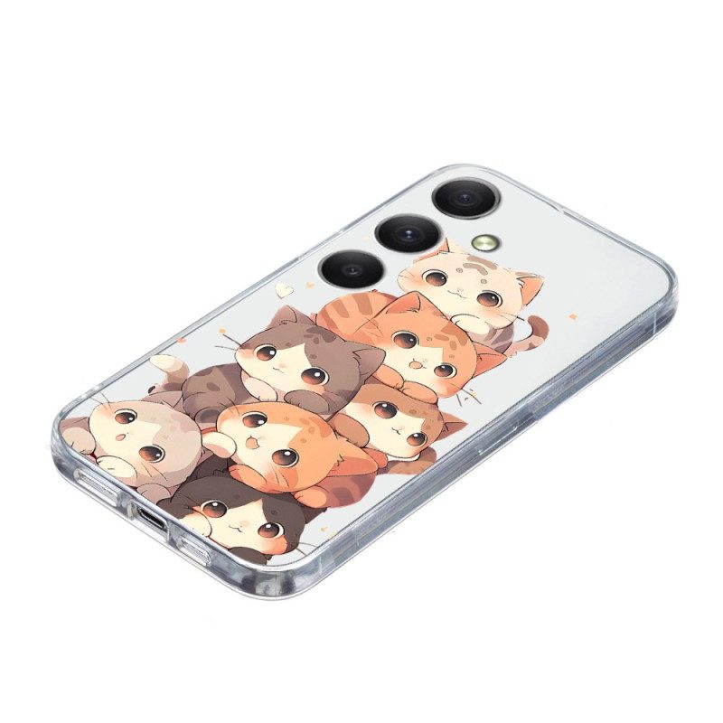 Skal Samsung Galaxy S25 Fe Hög Med Kattungar