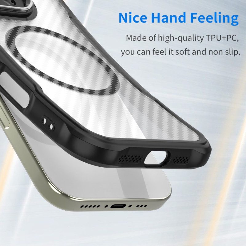 Skal Samsung Galaxy S25 Fe Magsafe-kompatibel Kolfibertextur