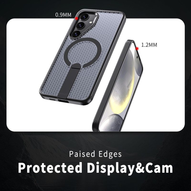 Skal Samsung Galaxy S25 Fe Magsafe Med Texturerad Designhållare