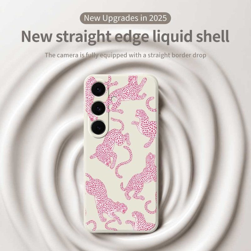 Skal Samsung Galaxy S25 Fe Rosa Leopard Silikon