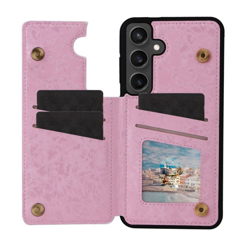 Skal Samsung Galaxy S25 Fe Telefonfodral Blommigt Korthållare