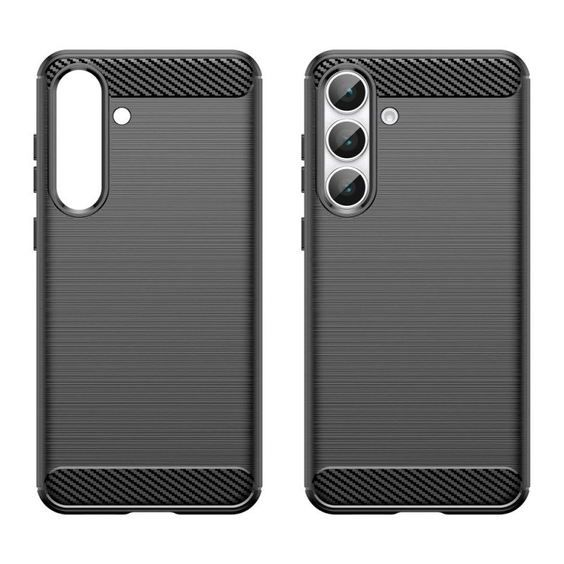 Skal Samsung Galaxy S25 Fe Telefonfodral Borstad Kolfiber