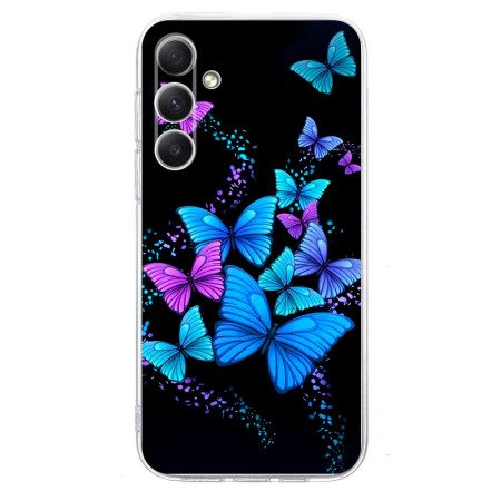 Skal Samsung Galaxy S25 Fe Telefonfodral Färgglada Fjärilar