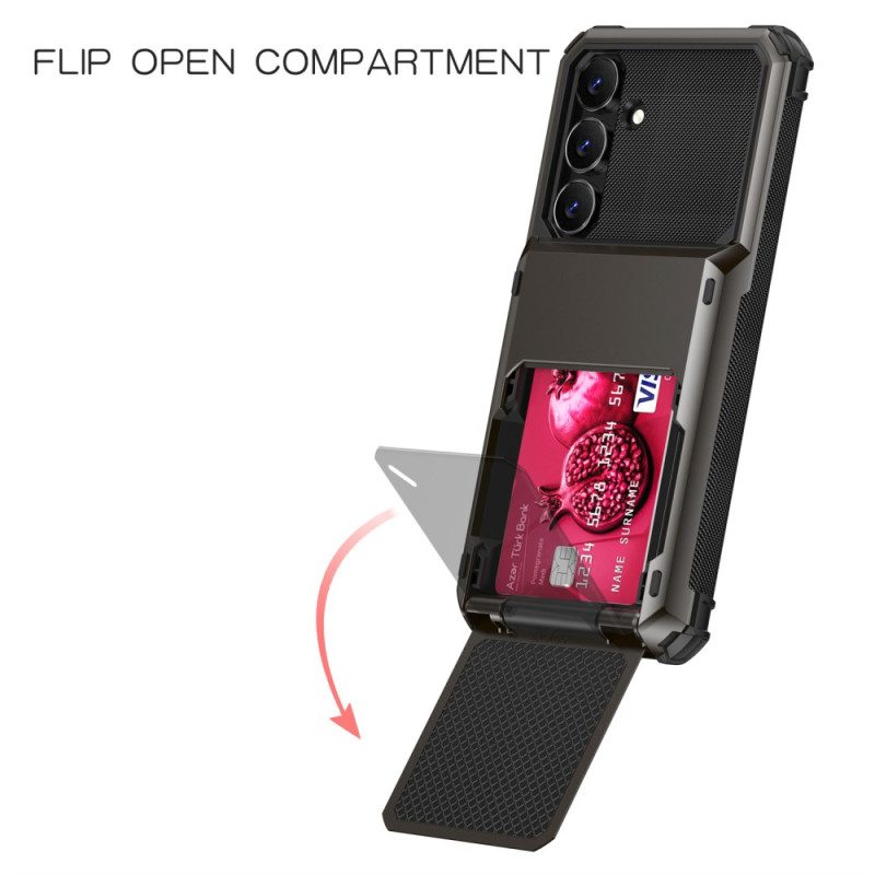 Skal Samsung Galaxy S25 Fe Telefonfodral Flip-korthållare